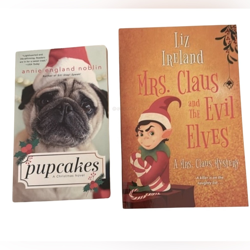 🎅🏻Christmas Books!📚 Pupcakes: A Christmas Novel & Mrs. Claus & the Evil Elves